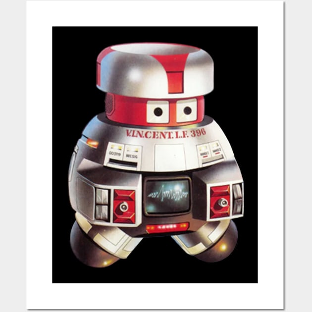 Vincent the Robot Wall Art by GeekGiftGallery